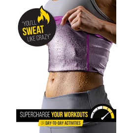 Sweat Spark Waist Trainers for Women Belly Fat (Pink, 7XL) - Sweat More, Shape Your Back & Abdomen, Wear During Workout