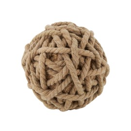 Deco 79 Jute Rope Handmade Woven Decorative Ball Orbs & Vase Filler, Set of 2 5" W, 5" H, Brown