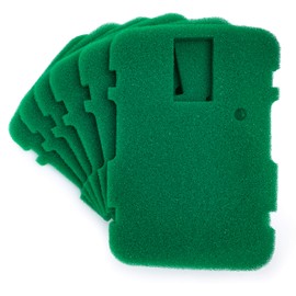 LTWHOME Compatible Green Coarse Filter Sponge Replacement for All Pond Solutions CUP-311 (Pack of 6)