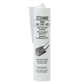Vibra-TITE 99530 RTV Silicone Sealant, 300 ml Cartridge, Clear