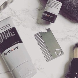 Anthony Conditioning Beard Wash, 6 Fl Oz, Contains Botanical and Rosemary Extracts, Black Currant and Coconut Oils, Cleanses, Hydrates, Softens, and Detangles Beard Hair