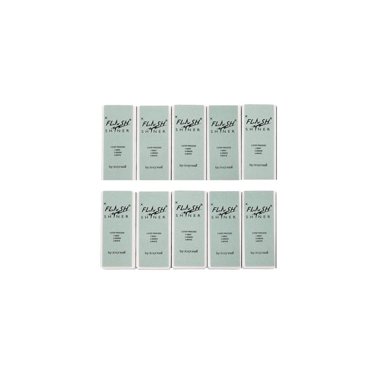 Design Nail Flash Shiner® Block – 3-Way Nail Buffer –
