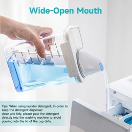 Tokokimo Laundry Powder Detergent Container, 61 Oz Laundry Powder Dispenser, Laundry Scent Booster Beads Dispenser for Laundry Room Organization and Storage, Suitable for Powder, Laundry Detergent