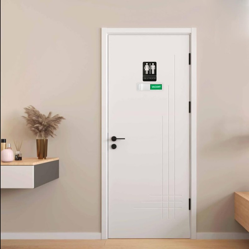 LICQIC Privacy Sign, VACANT/MEETING IN PROGRESS - Sliding Door Sign