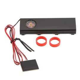 M.2 NGFF NVME SSD Heatsink Quadruple Heat Dissipation 5V Fan SATA Port Power Supply SSD Cooler Black