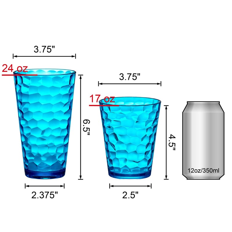Amazing Abby - Iceberg - 16-Ounce and 24-Ounce Plastic Tumblers
