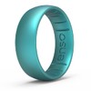 Enso Rings Elements Classic Silicone Ring - Peacock Quartz-Infused -