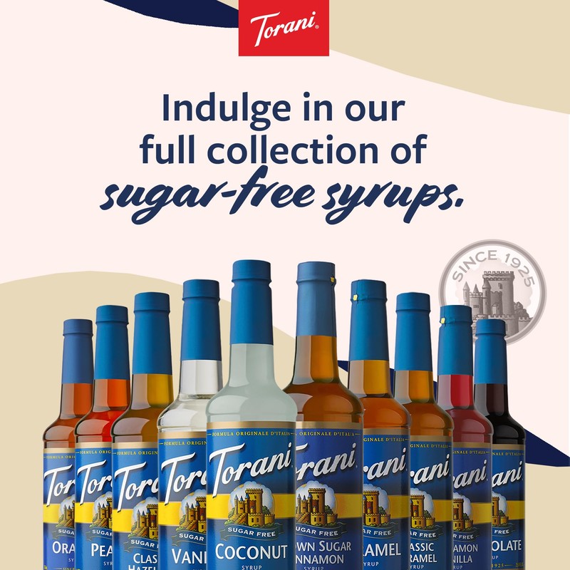 Torani Sugar Free Fruit Flavor Syrup Variety Pack - Raspberry,