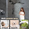 12 Inch Shower Head,High Pressure Rainfall Shower Head Combo with