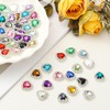PATIKIL 20PCS Heart Rhinestones, Sew on Rhinestones Buttons Crystal Heart