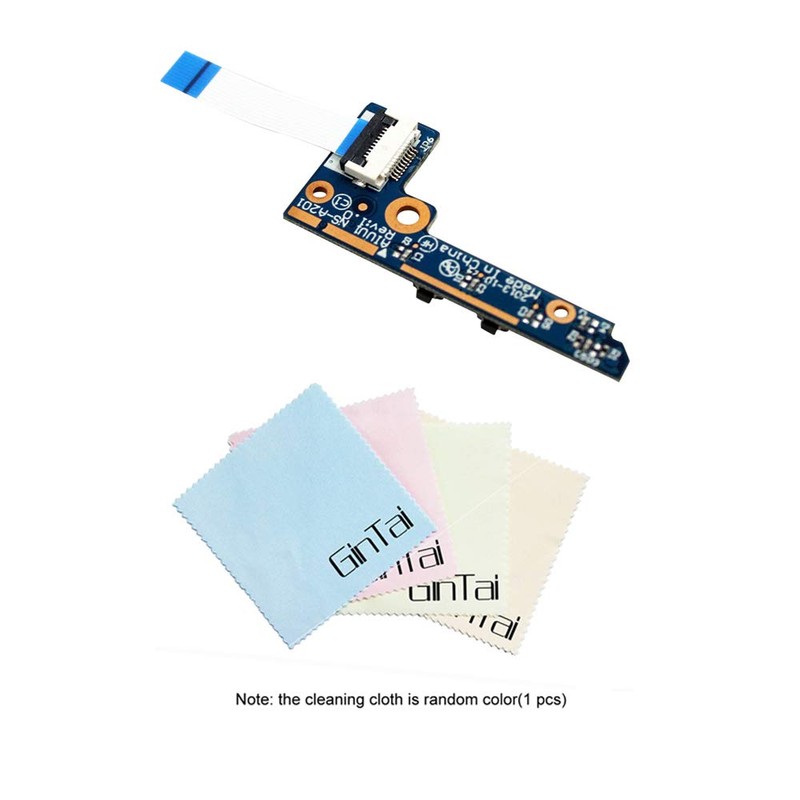 Gintai Laptop Power Switch Button Board with Flat Cable for