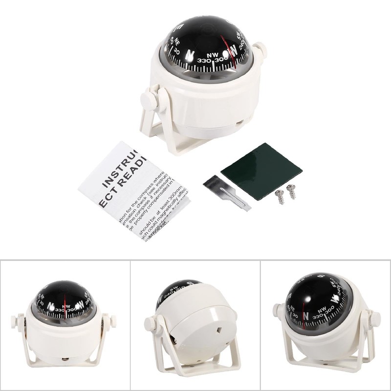 Akozon Ship Compass for Boats Compass for Boat Flexible Assembly