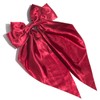 Burgundy Hair Bow for Women,Large Burgundy Satin Bow for Girls