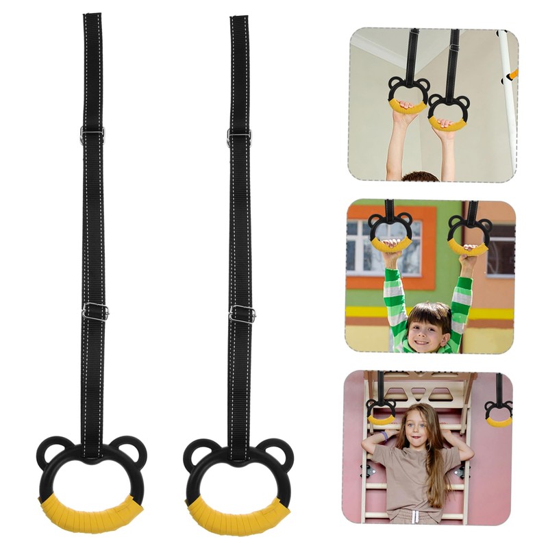 Sosoport Indoor Gym Rings for Boys and Girls Training Pull-up