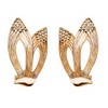 Grossé Victory GJ63509 Clip-On Earrings 22 Carat Gold-Plated, Brass, No
