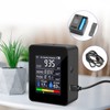 8 in 1 Air Quality Monitor with Gravity Sensor Carbon