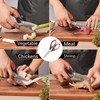 ZHANG XIAO QUAN SINCE 1628 kitchen scissors All Purpose,8.86inch kitchen