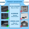 24"*16" Gable Vent,Aluminum Alloy Wall Vent Shed Vents,with Removable Strainer