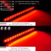 PSEQT 10" LED Trailer Brake Tail Lights Bar Red Stop