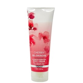 Bath and Body Ultimate Hydration Body Cream 24 Hour Moisture (8 Oz / 226 g, Cherry Blossom)
