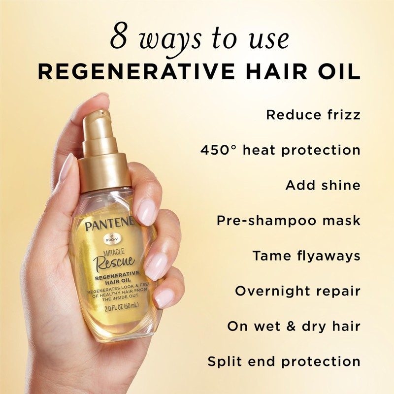Pantene Miracle Rescue Regenerative Hair Oil - 2.0 FL Oz