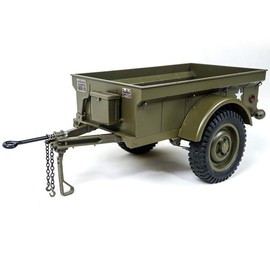 ROCHOBBY Plastic Trailer for 1/6 1941 MB Scaler RC Car Vehicle Models… (1:6, Trailer)…