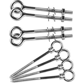 CelinaSun Awnings Mounting Assembly Tension Screw Galvanised Steel V2A, silver