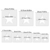 Star Stencil, 8 Pcs Different Size Star Stencils, Star Template