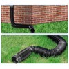 Gutter Flexible Downpipe Extension, Adjustable Extension Piece, PE Material Downpipe,