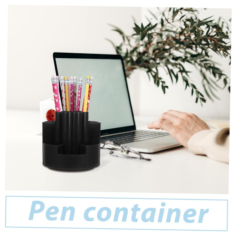 Operitacx 360 Four Leaf Clover Pen Holder Makeup Organiser Storage