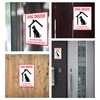 F5Xclusive Dog Inside Fire Safety Alert Sign Sticker, 4x5 Inches,