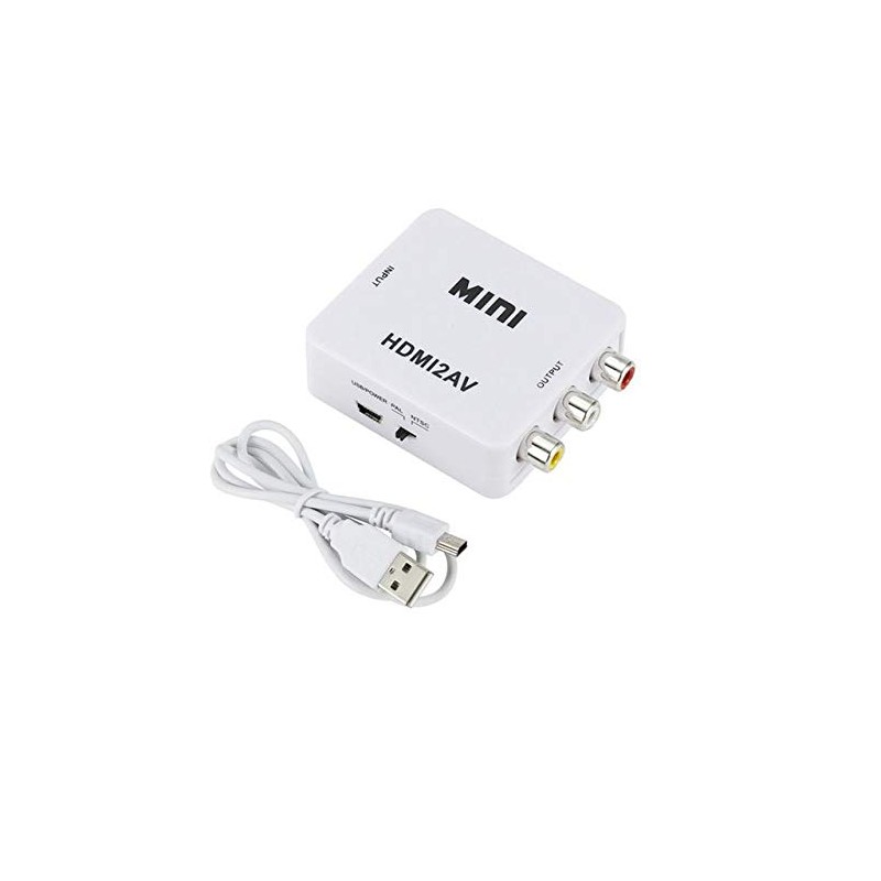 1080P HDMI to RCA AV CVBS 3RCA L/R HD Video