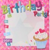 24 Girls Birthday Party Invitations – Cupcake-Themed Birthday Invites with
