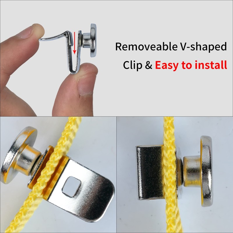 Melo Tough Movable No Sew Button End Brace Suspender Button