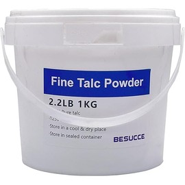 2.2 LBS Super Purity Talcum Powder, Extremely Fine Talc Powder for Chalk Painting, Multiple Purpose Talcum Powder Unscented with Excellent Lubrication, for Bike and Auto Tire Repairing