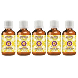 Deve Herbes Pure Babchi Oil (Psoralea corylifolia) Cold Pressed (Pack of Five) 100ml X 5 (16.9 oz)