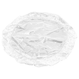 Ciieeo Elastic Edged Round PVC Table Cover 60 Inch Waterproof Table Protector Clear Plastic Tablecloth for Indoor and Outdoor Parties Weddings Dining