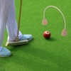 CHGCRAFT 6Pcs Cotton Rope Croquet Wickets with Wood Base for