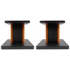 Rockville Pair RHT8C 8" Desktop Speaker Stands, 66 lbs. Capacity,
