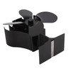 Heat Powered Stove Fan Self Starting Heat Resistant Aluminum Alloy