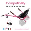 Hoverboard Seat Attachment for Kids & Adults, Go Kart Attachments
