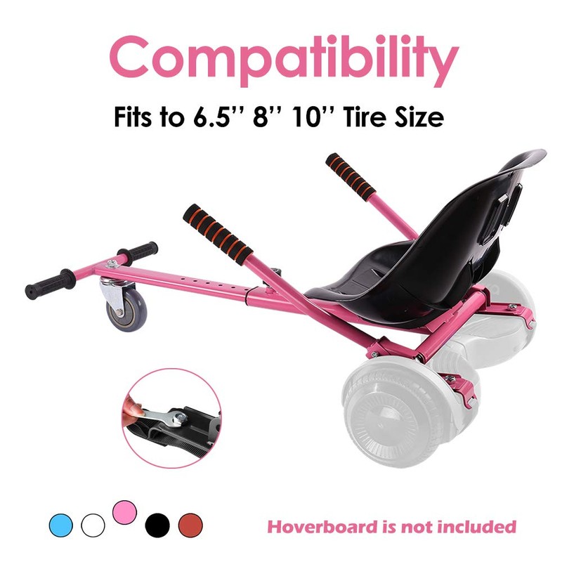 Hoverboard Seat Attachment for Kids & Adults, Go Kart Attachments