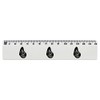 Azeeda 'Sea Mussel' 15cm (6 Inch) White Plastic Ruler (RL00008877)