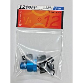 EB Tools Inc. 1/4 Inch Refrigeration 12 pack Hose Gaskets with Guide Tool Installer