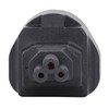 to IEC320 C5 Power Adapter 3 Prong Male to C5