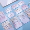 6Packs Cute Cartoon Animal Sticky Notes, Self-Stick Memo Note Set