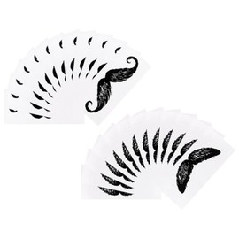 Uonlytech Kit de Pegatinas para Depilar el Vello Nariz y Bigote, 24 Piezas, Material Pp Saludable y Diseño Conveniente para Uso Diario
