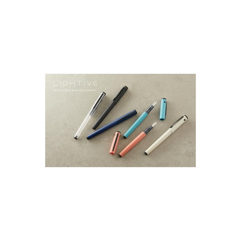Pilot Lightive Fountain Pen, Fine Nib, Turquoise PFLT1TQF PILOT
