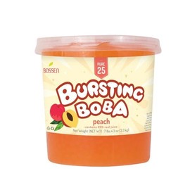 Bossen Bursting Boba Pure25 (Peach, 7.26 Pound (Pack of 1))