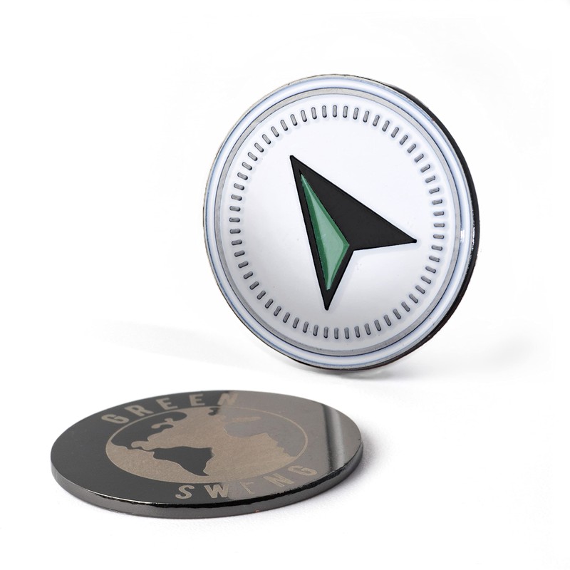 Green Swing Bamboo Golf Tees & Compass Ball Markers |